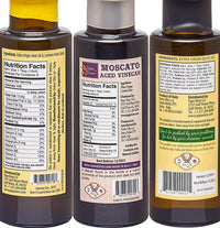 Thumbnail for Flavored Olive Oil Gift Set from Sicily - Lemon & Classic Extra Virgin Olive Oil, Balsamic Vinegar - Papa Vince - Papa Vince