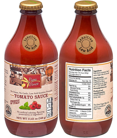 FOOD GIFT BASKET made by our family in Sicily from Gourmet ingredients grown in Italy. Ancient Grain Pasta, Low Acid Tomato Sauce, Lemon Orange Chili Olive Oil, Sea Salt VEGAN, KETO. No Pesticide - Papa Vince