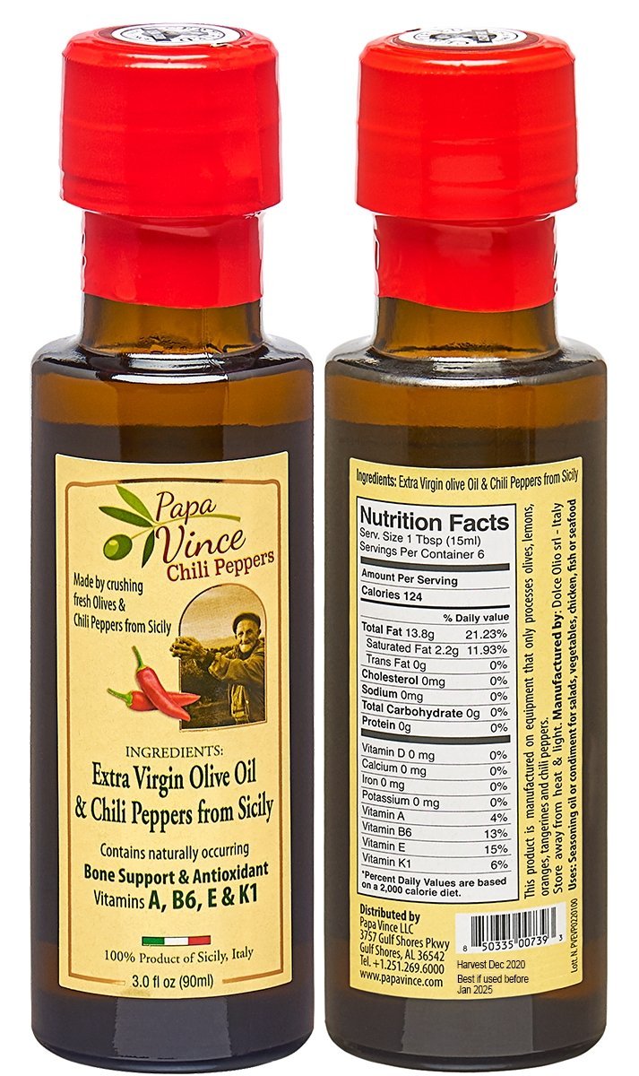 Love Sicily Food Basket Gift- Clean Gourmet Food made by our family in Sicily, Italy. Extra Virgin Olive Oil, Balsamic Vinegar, Ancient Grain Tumminia Pasta, Cherry Tomato Sauce, Orange & Chili Agrumato EVOO - Papa Vince
