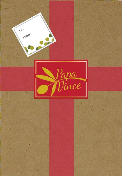 Love Sicily Food Basket Gift- Clean Gourmet Food made by our family in Sicily, Italy. Extra Virgin Olive Oil, Balsamic Vinegar, Ancient Grain Tumminia Pasta, Cherry Tomato Sauce, Orange & Chili Agrumato EVOO - Papa Vince
